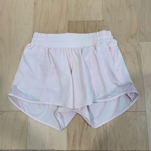 Strawberry milkshake hotty hots, 4 inch inseam, size:4